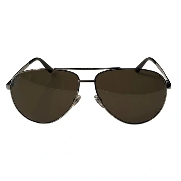 ❌SOLD❌ GUCCI Aviator Sunglasses w/Striped Logo - Picture 1 of 4